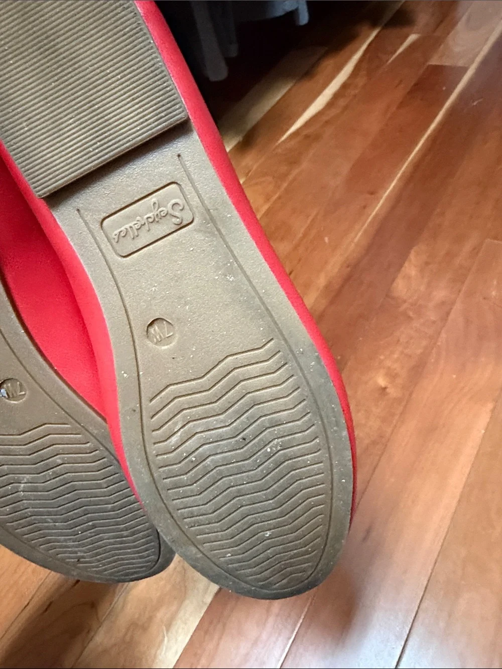Seychelles Red Bow Ballet Flats